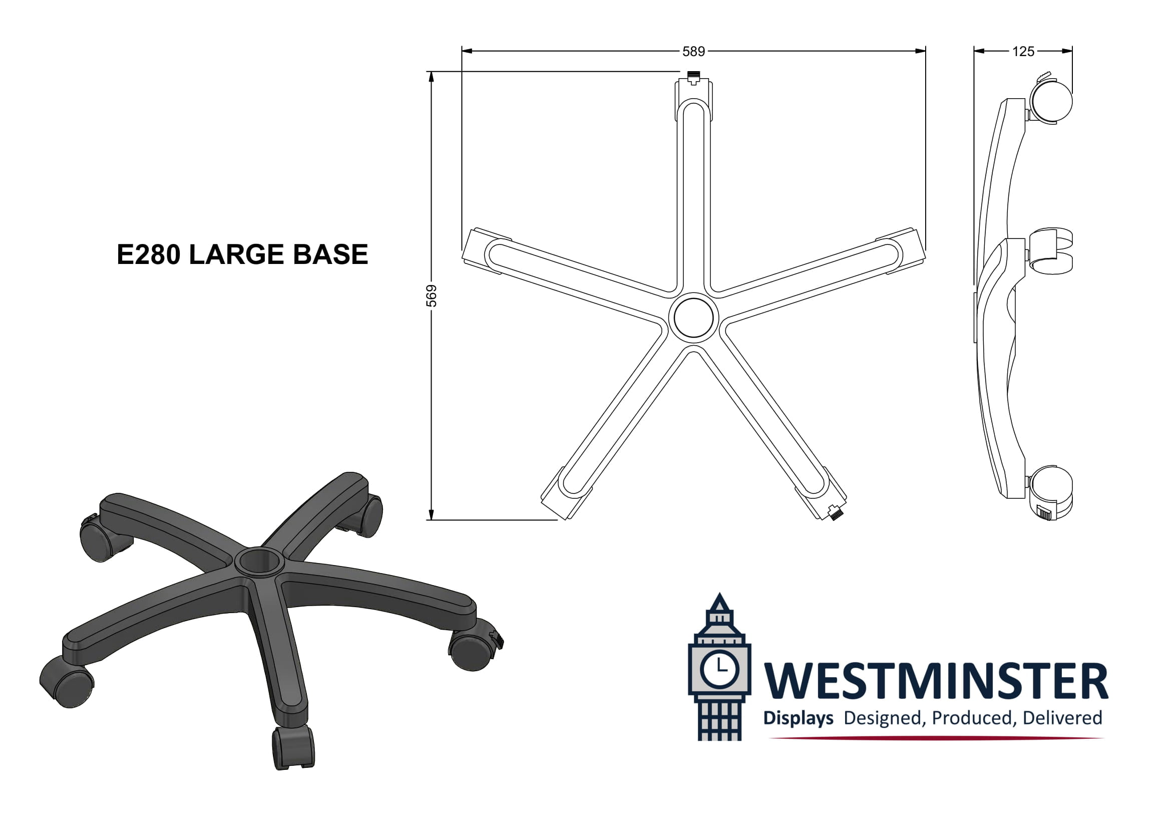 Large Plastic Base Westminster Wire Shop Display Stands｜Retail
