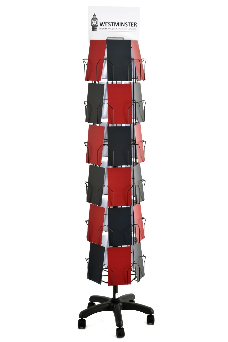 Card Display Stand, Floor Spinner (6