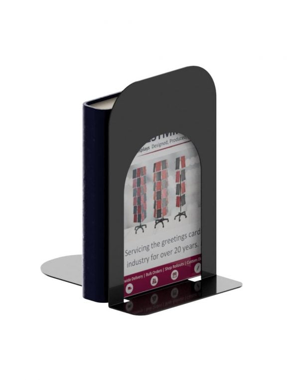 Metal book ends