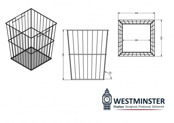 wire dump bin