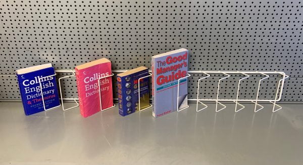 Book shelf display