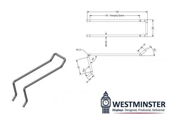 wire mesh hook