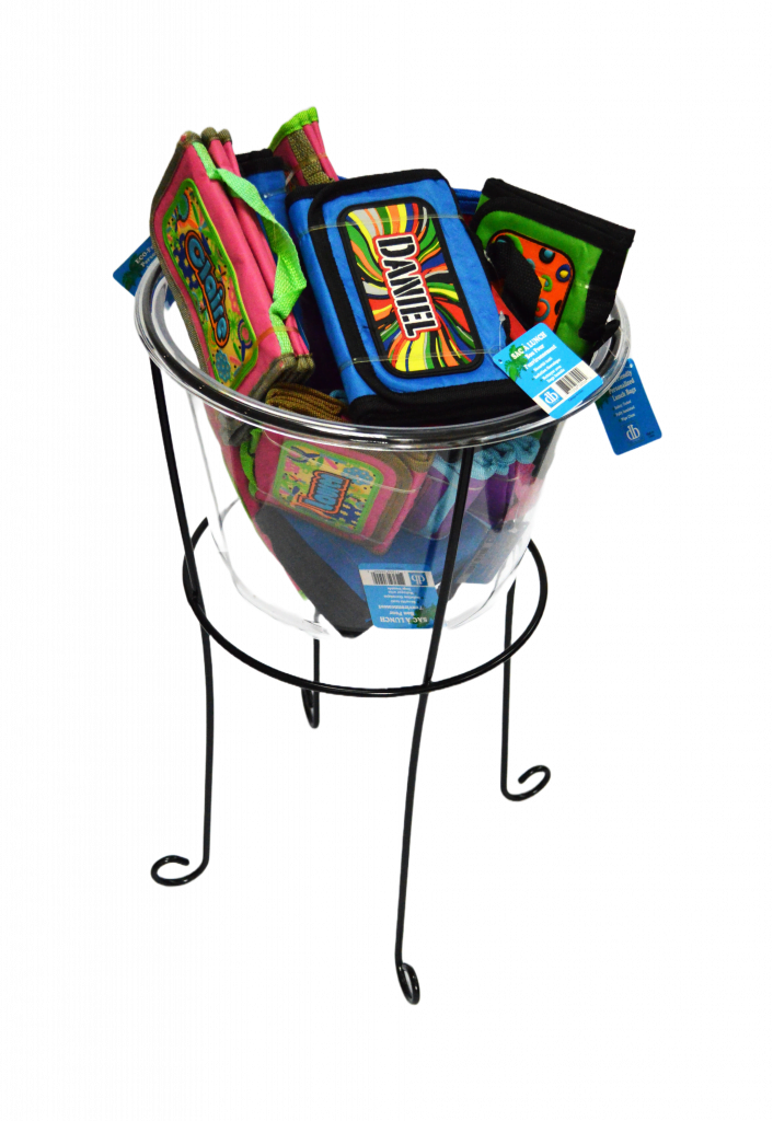 Acrylic Dump Bin with Ticket Holder | Westminster Wire Shop Display ...