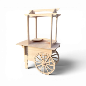 Wooden Candy Cart - Static