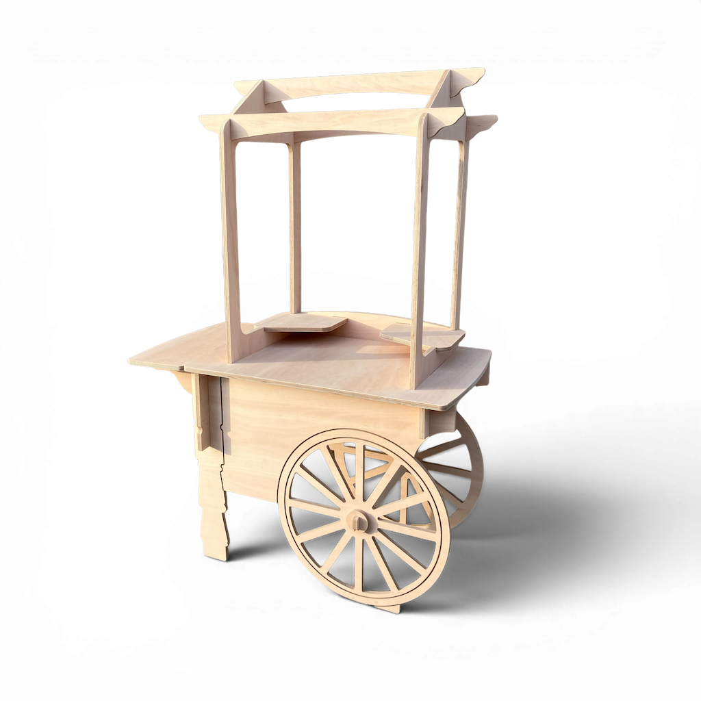 Wooden Candy Cart - Static